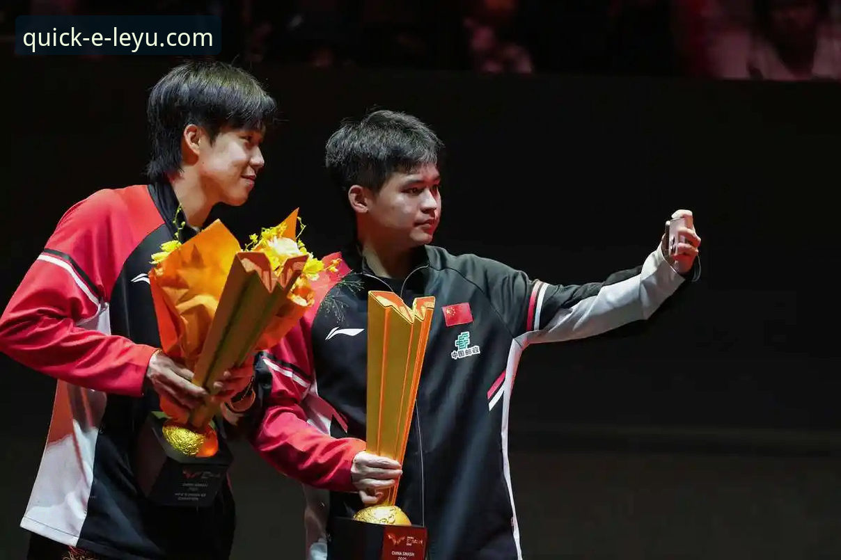 最新乐鱼体育赛事直播 中国男乒三将表现大不同:林诗栋横扫vs梁靖崑险胜,谁更值得在乐鱼体育平台关注?